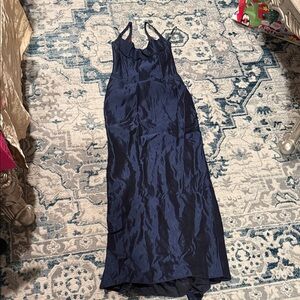 Scott McClintock Navy Blue Maxi Dress